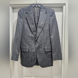 Adams Row By Anderson Little Men's Gray Jacket 38 Made In The U.S.A.